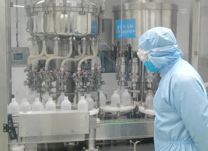 臨時"改行" 人福醫藥啟用消殺產品生產線_長江云 - 湖.